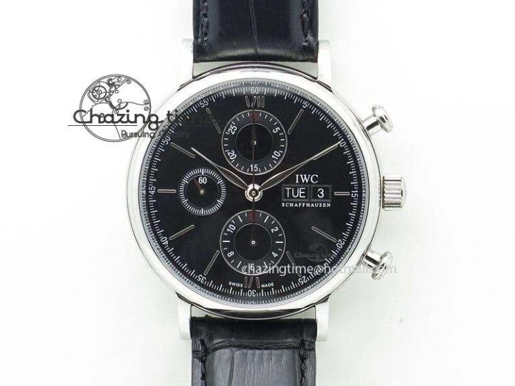 MIROTIME 0312 Compact Big Pilot “Markus Buhler” IW5003 Turbine V6F Best Edition Grey Dial On Leather Strap A 7314